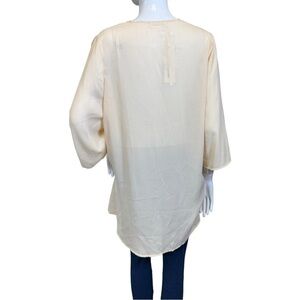 Abollria size Large sheer over cover peachy color NWT